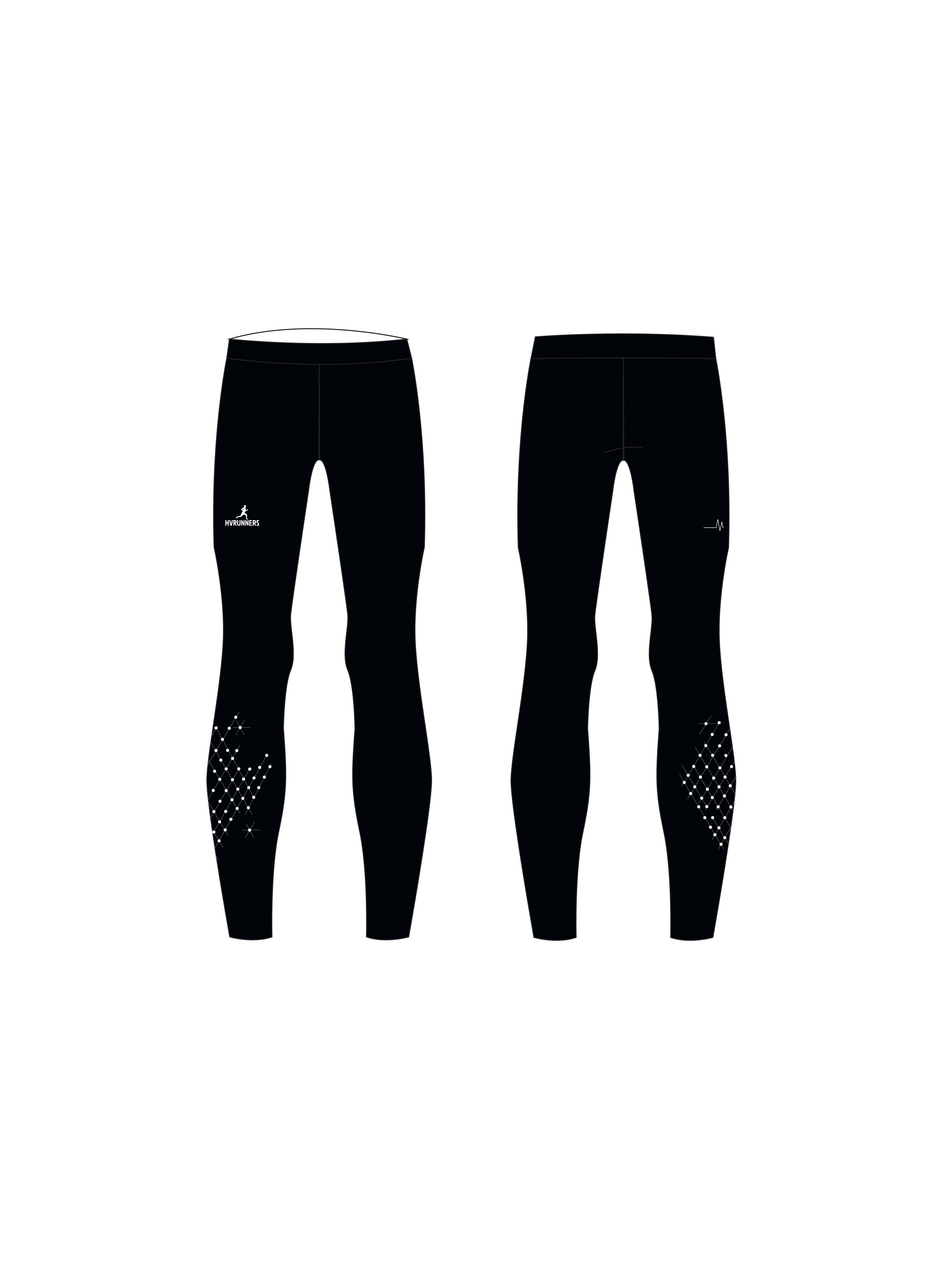 HVRUNNERS Lange Tights // Damer