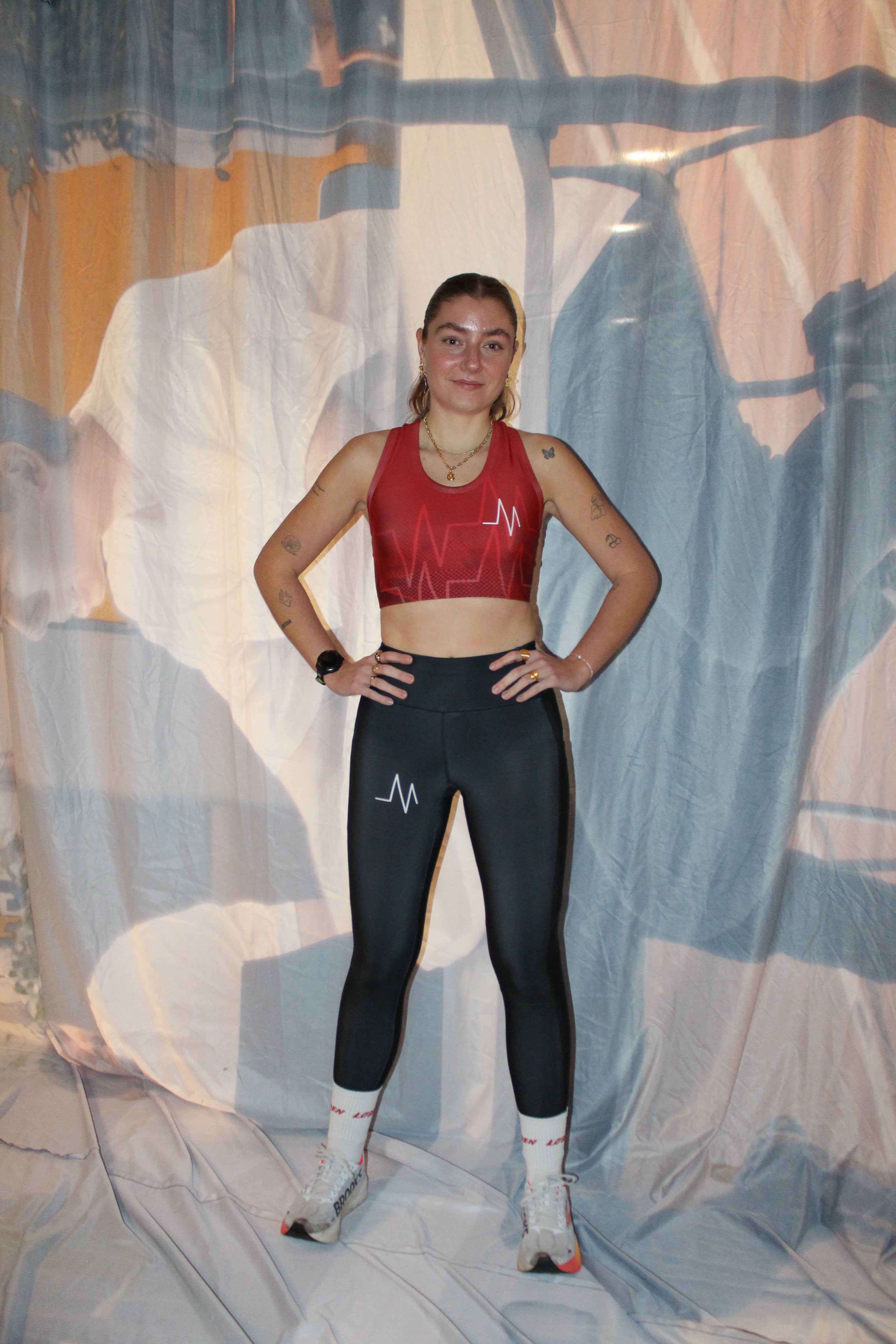 SAK77 Lange Tights m. Print // Damer