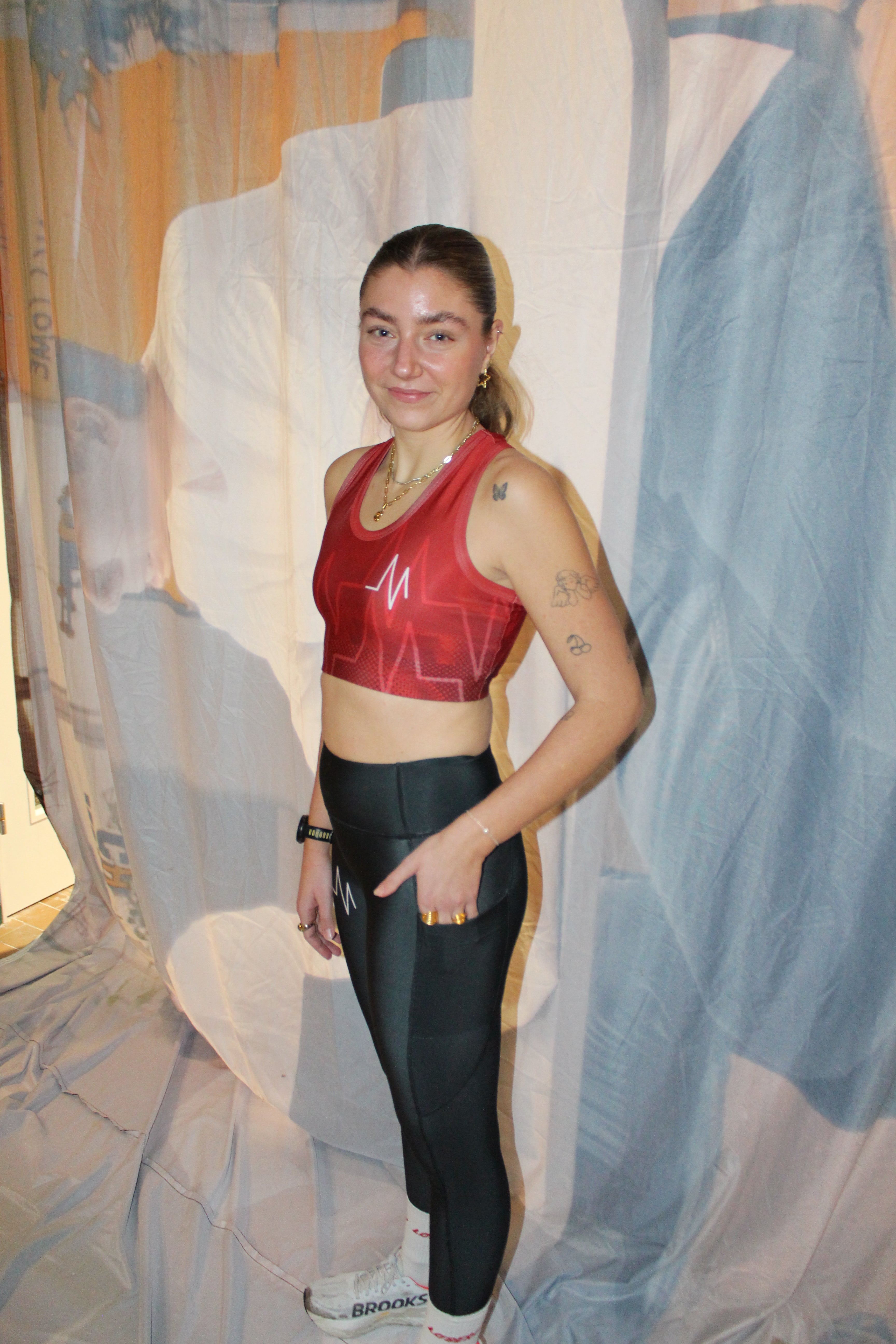 SAK77 Lange Tights u. Print // Damer