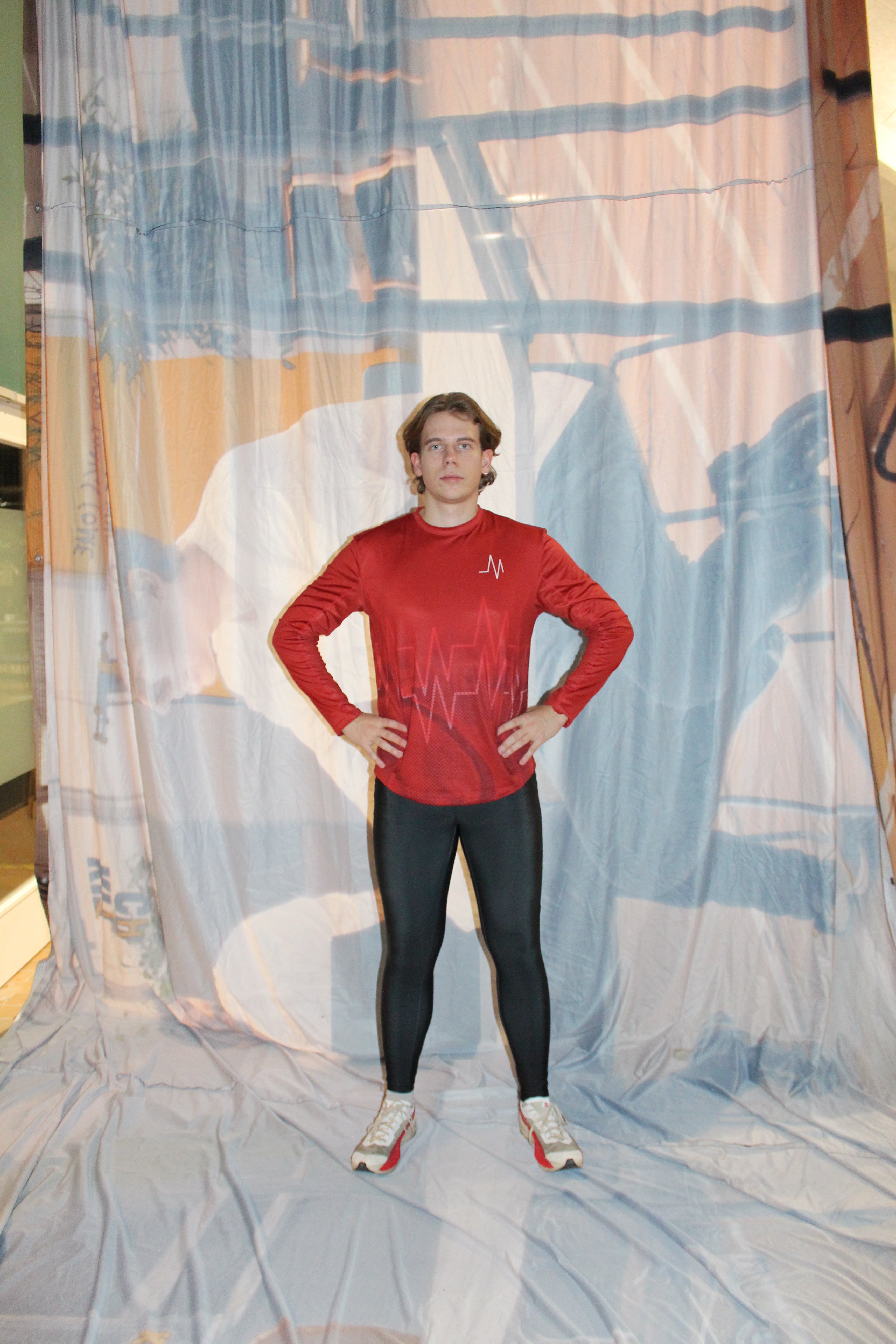 SAK77 Lange Tights u. Print // Herrer