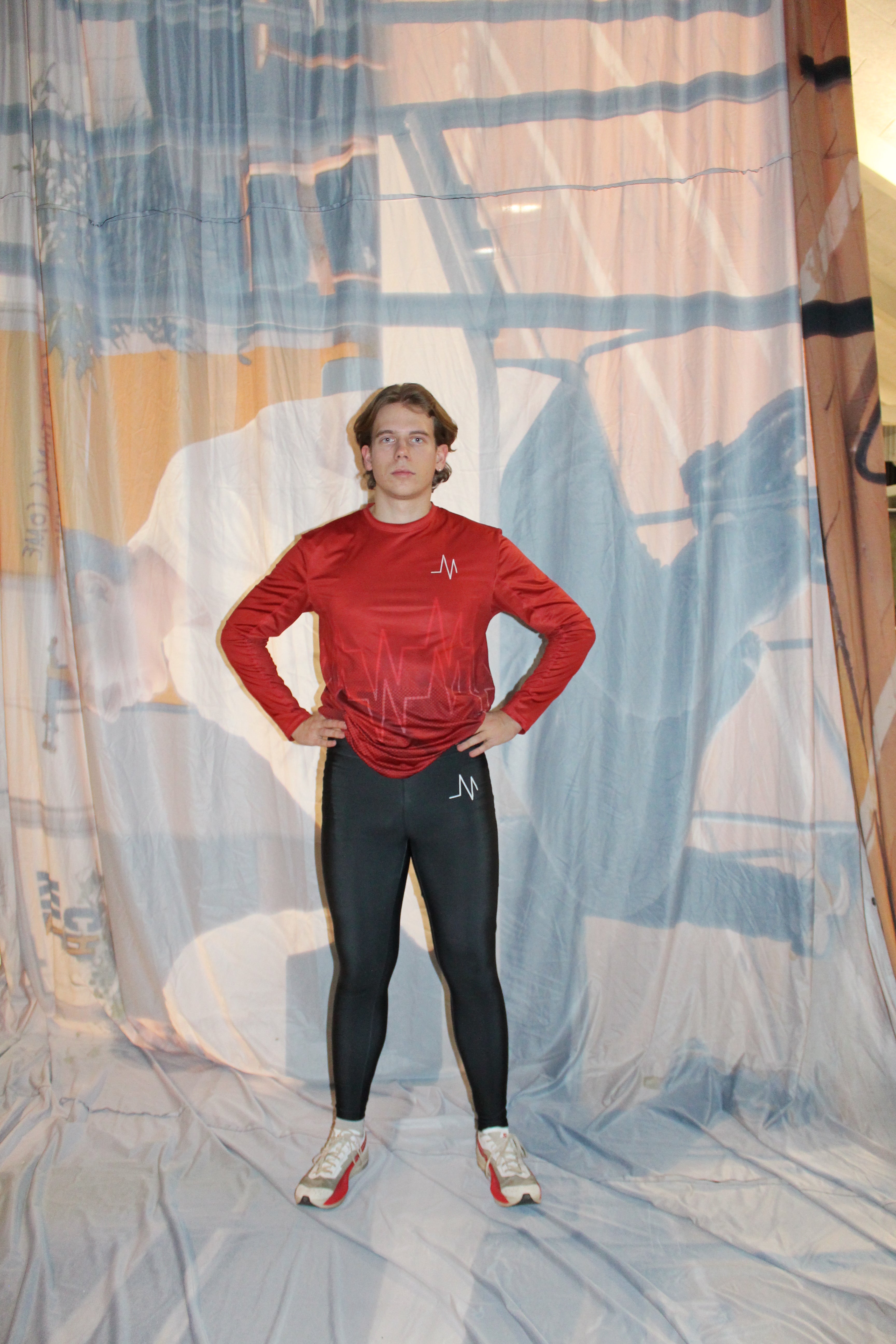 SAK77 Lange Tights u. Print // Herrer