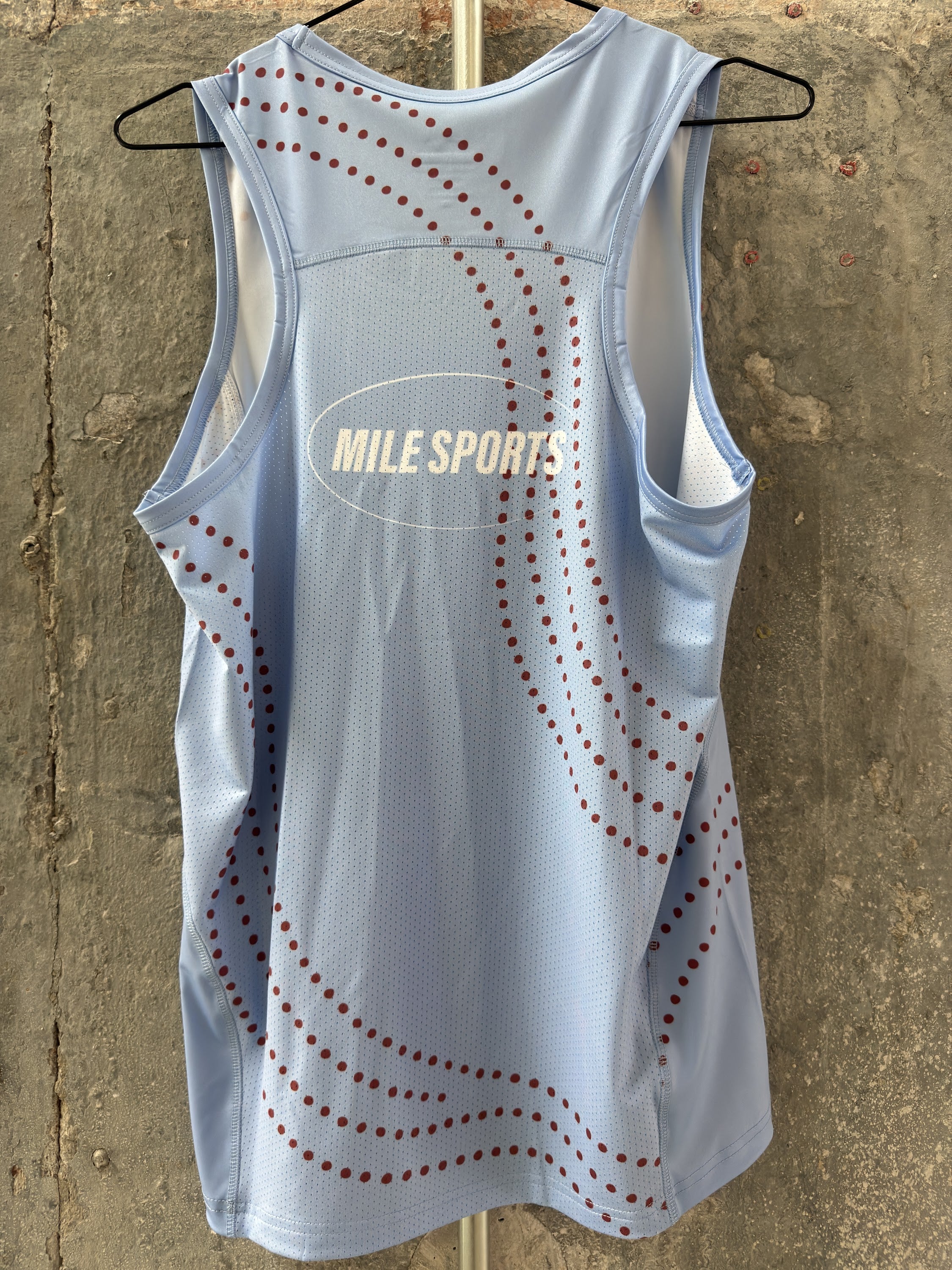 MS Singlet Skyblue // Damer – Produktfoto bagside