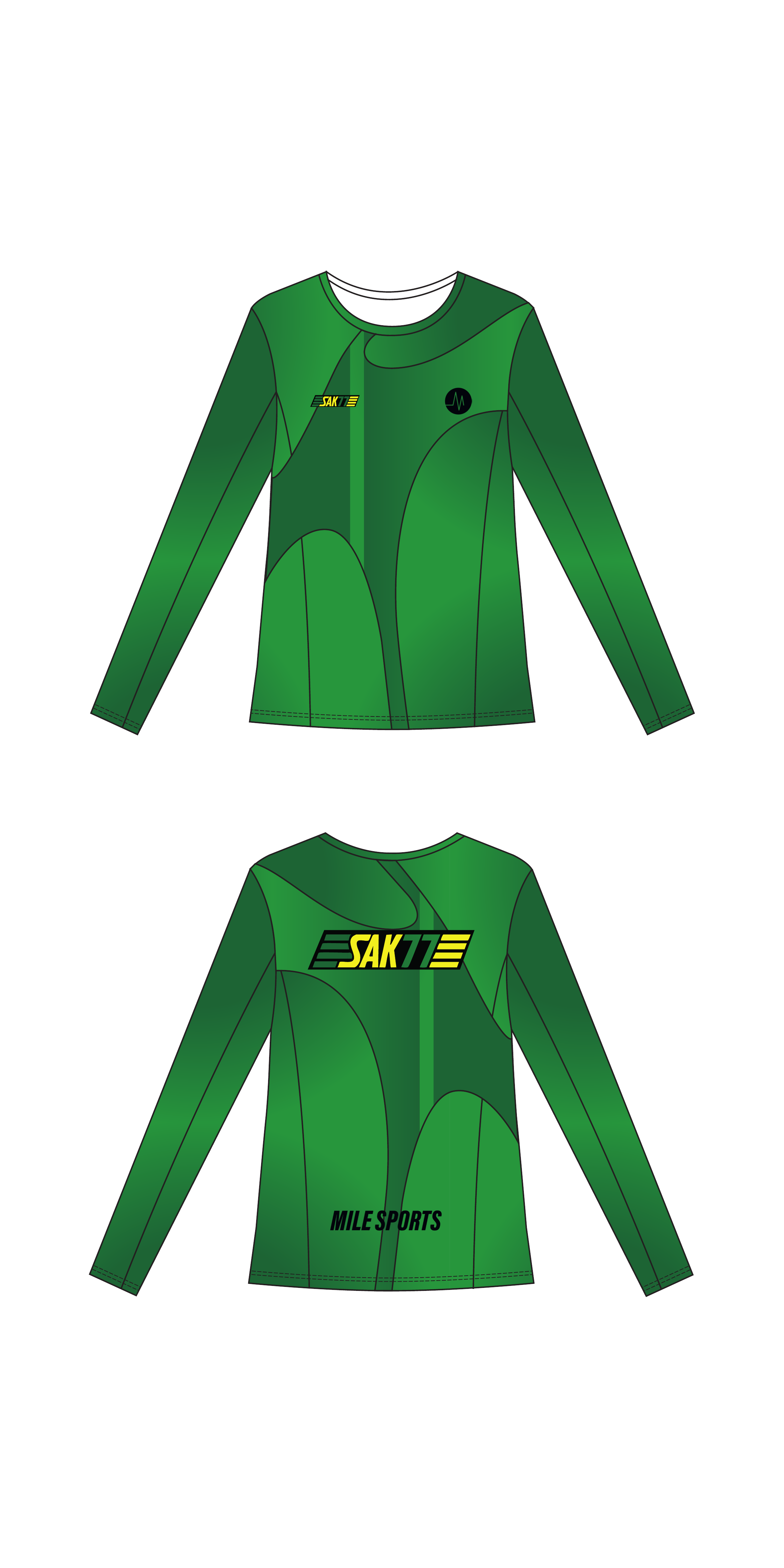 SAK77 Long Sleeve T-shirt // Damer