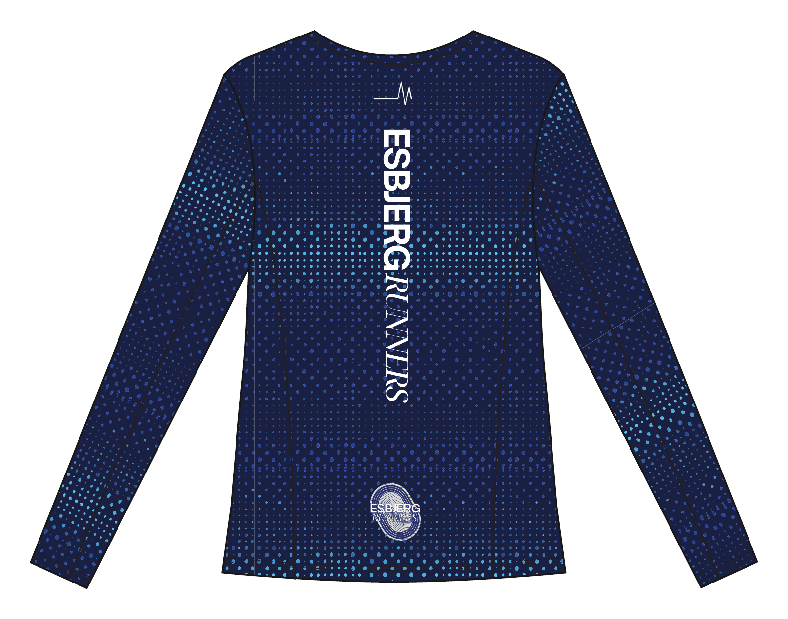 Esbjerg Runners Long Sleeve T-shirt // Børn back