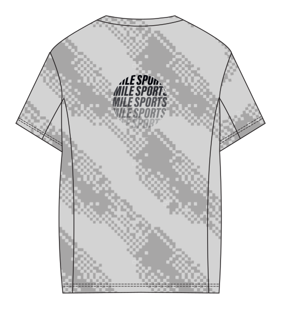 MS T-Shirt // Børn — Lysegrå — Bagside