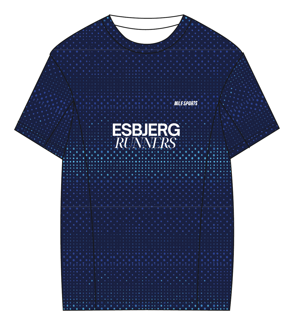 Esbjerg Runners T-shirt // Herrer front