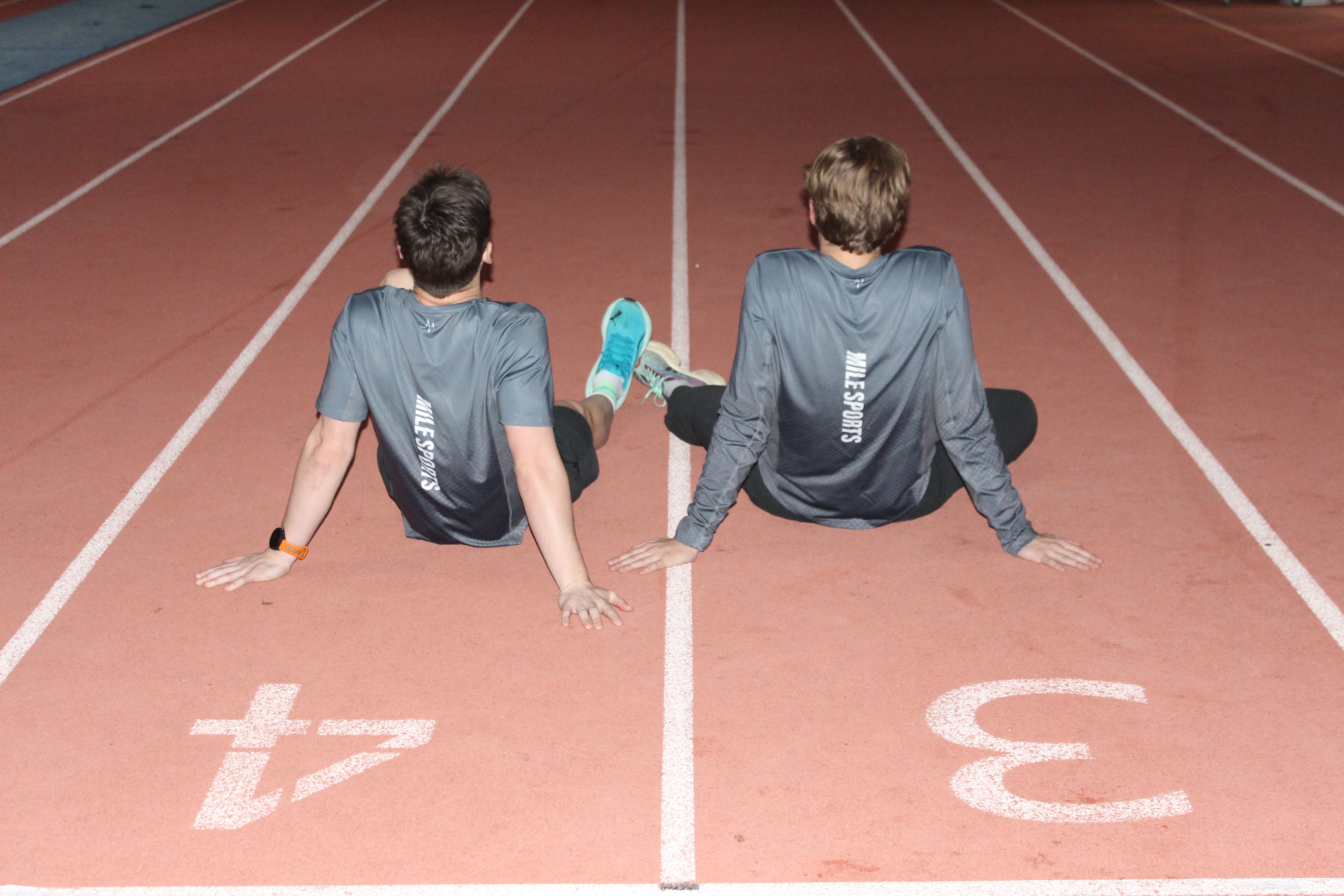 Mile Sports loebere paa banen