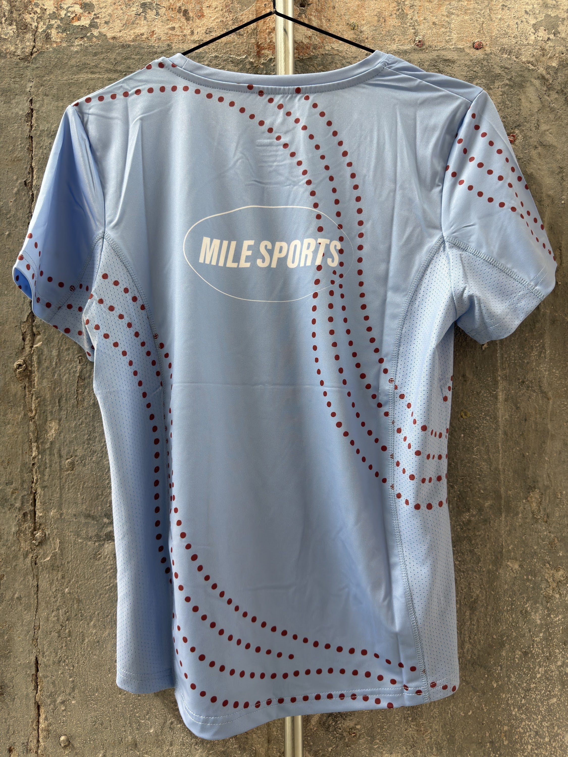 MS T-Shirt Skyblue // Damer – Produktfoto bagside