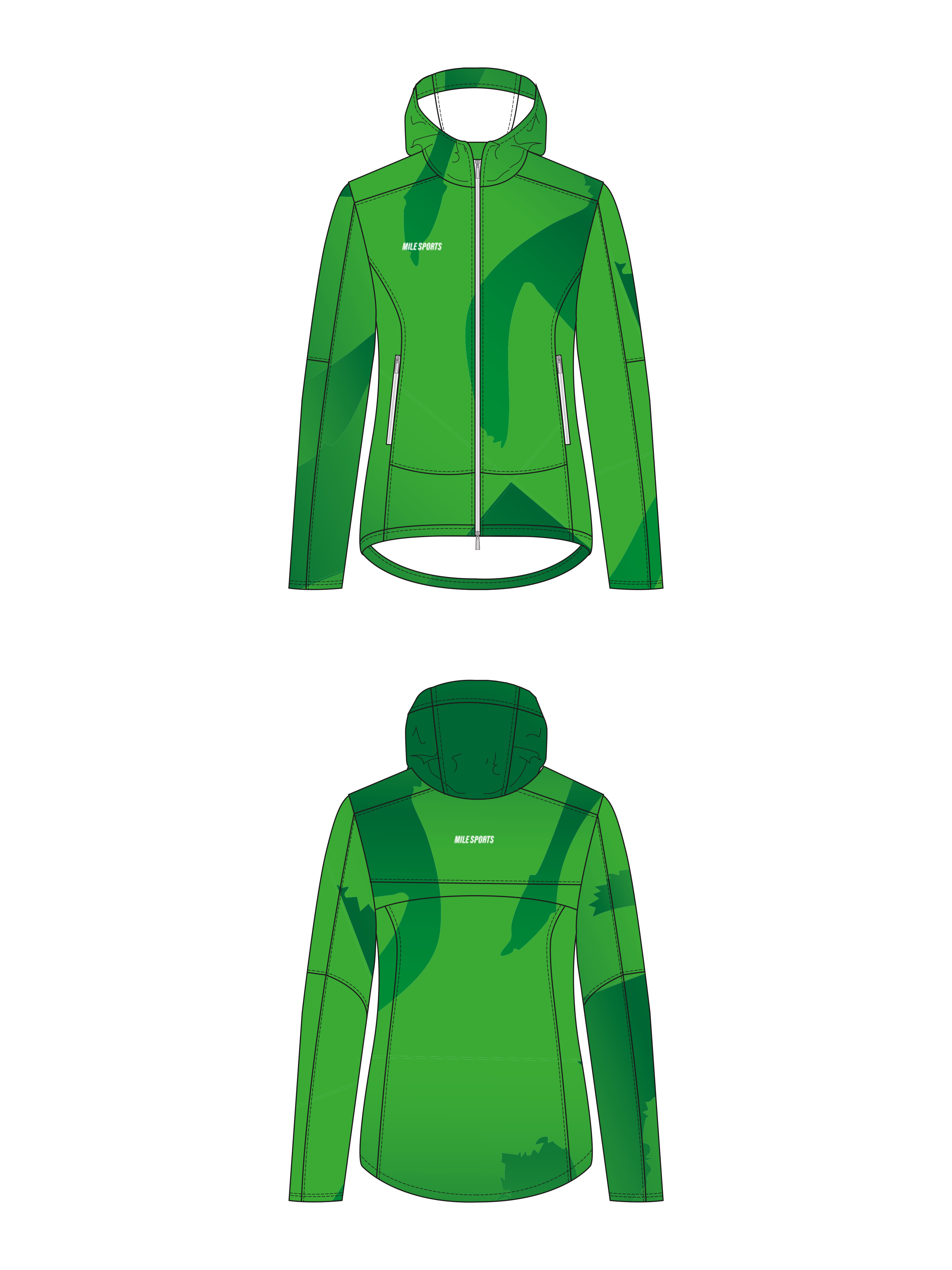 MS Vindjakke Grøn // Damer
