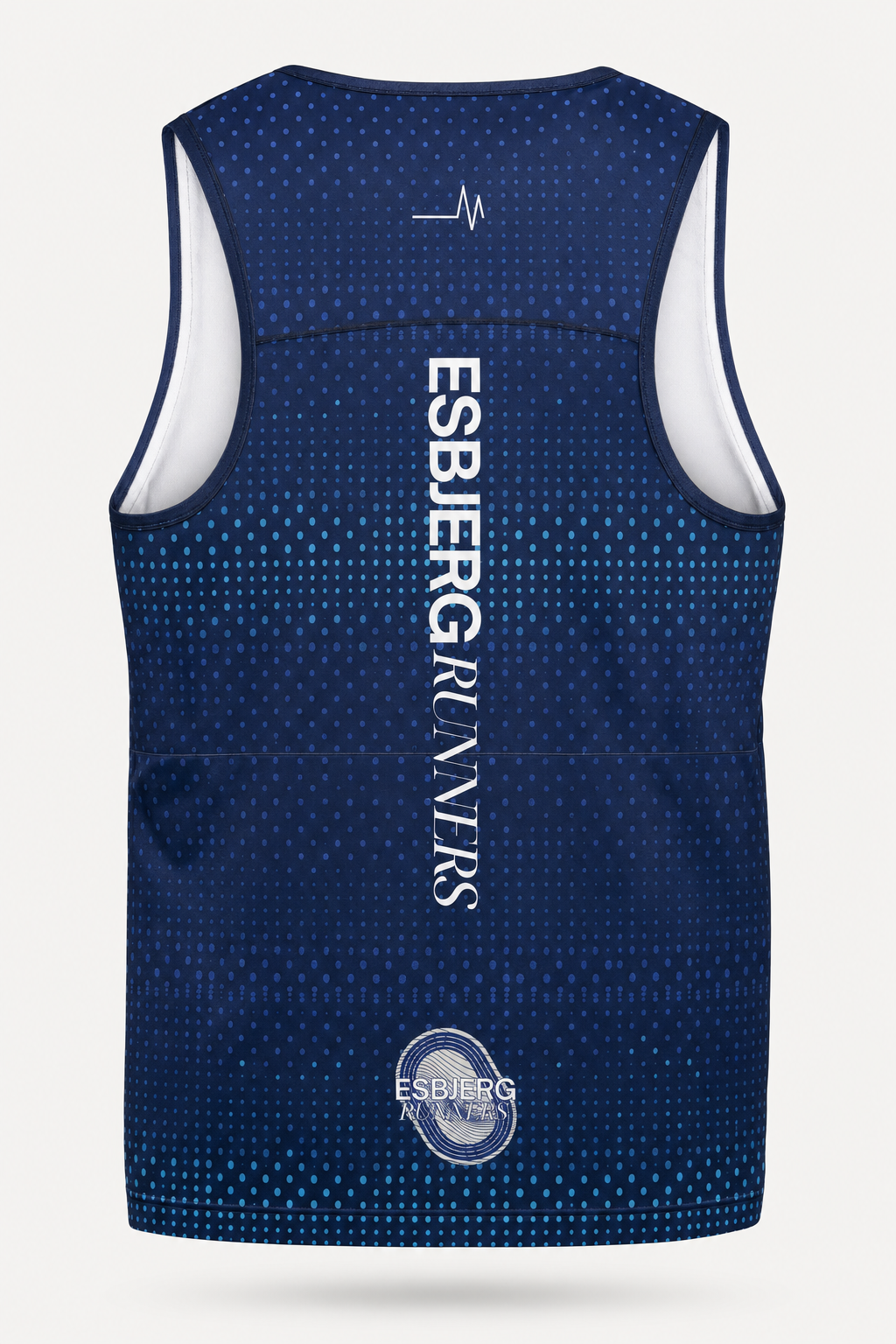 Esbjerg Runners Singlet // Herrer (packshot bagside)