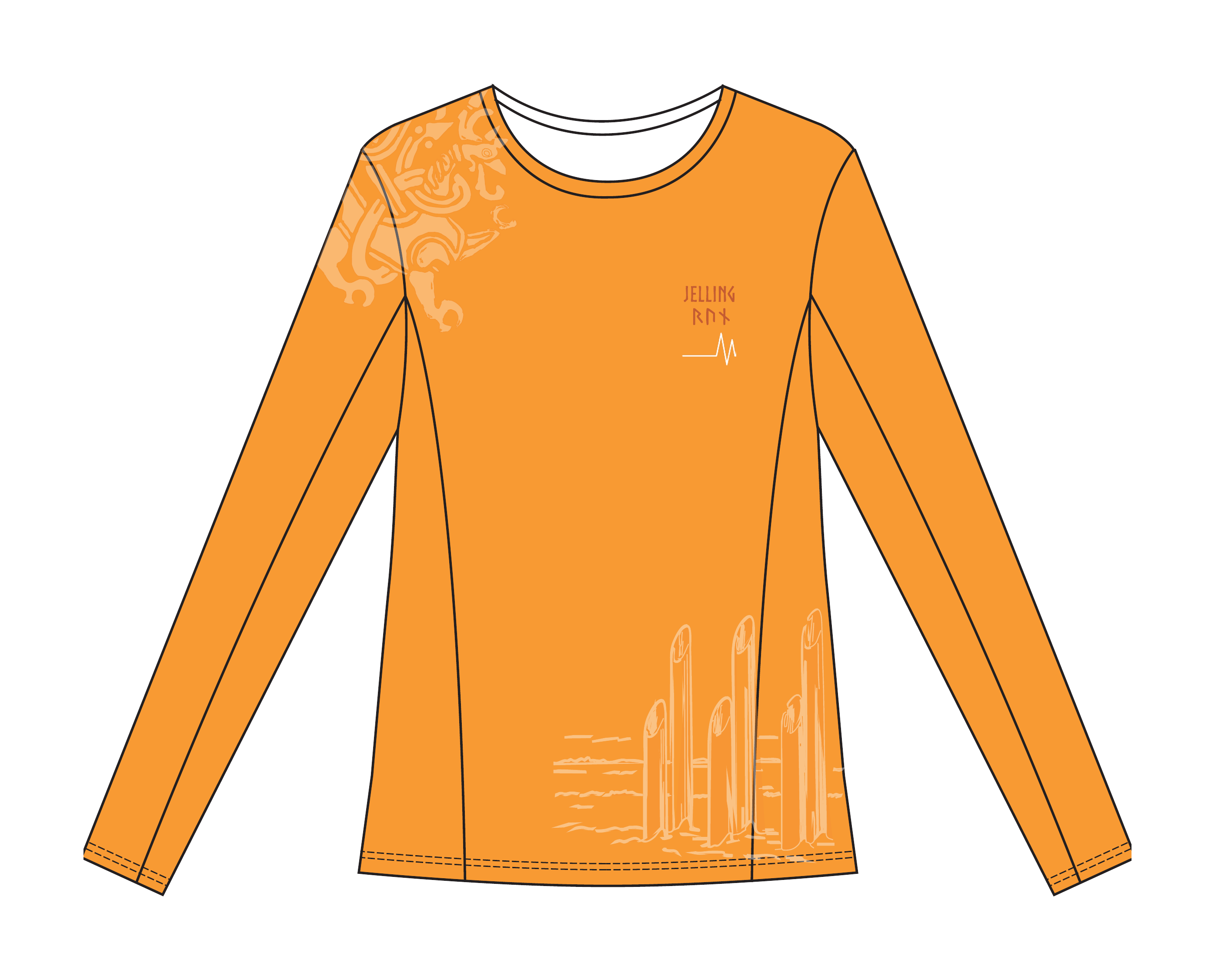 JELLING FS Long Sleeve T-shirt // Damer