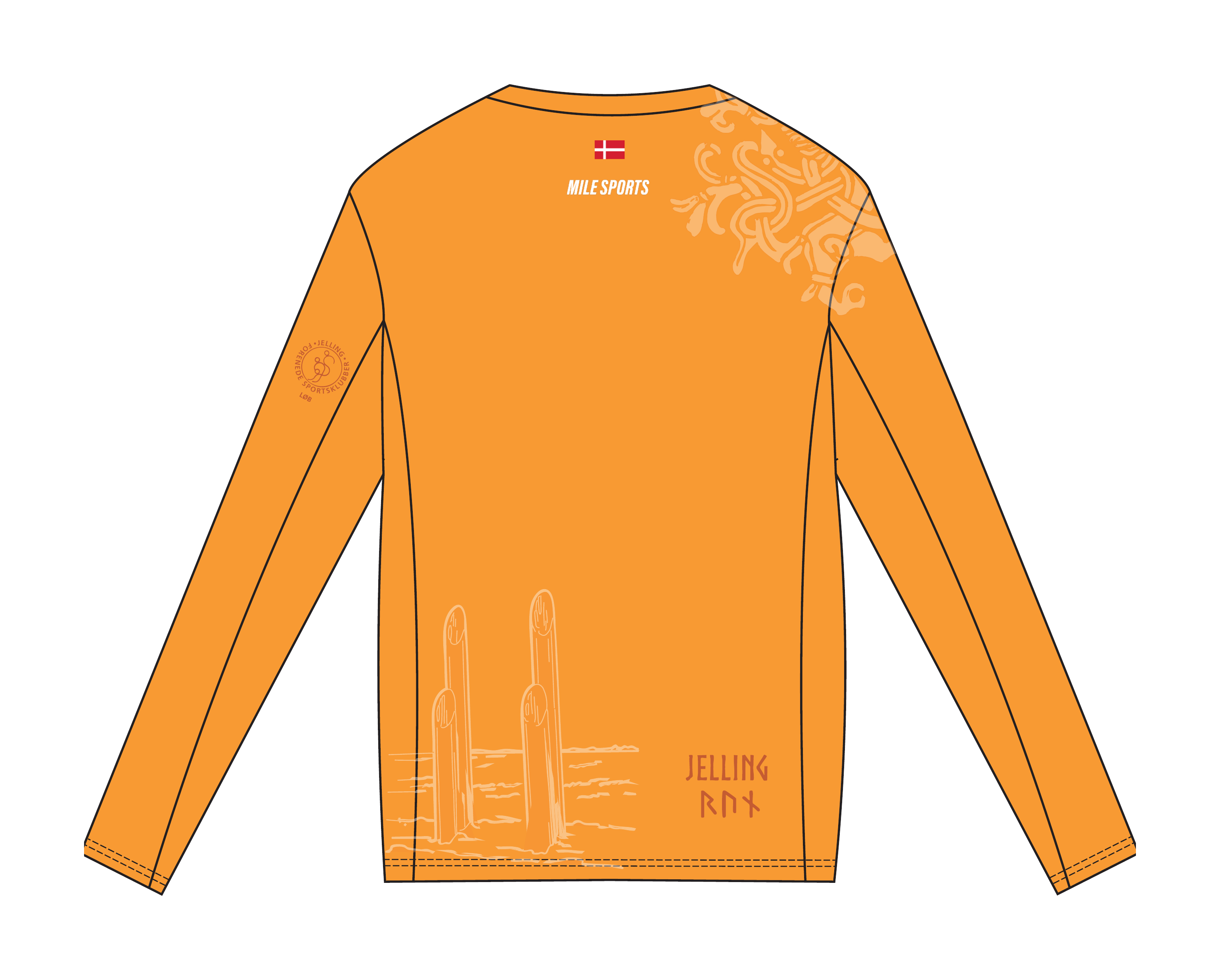 JELLING FS Long Sleeve T-shirt // Herrer