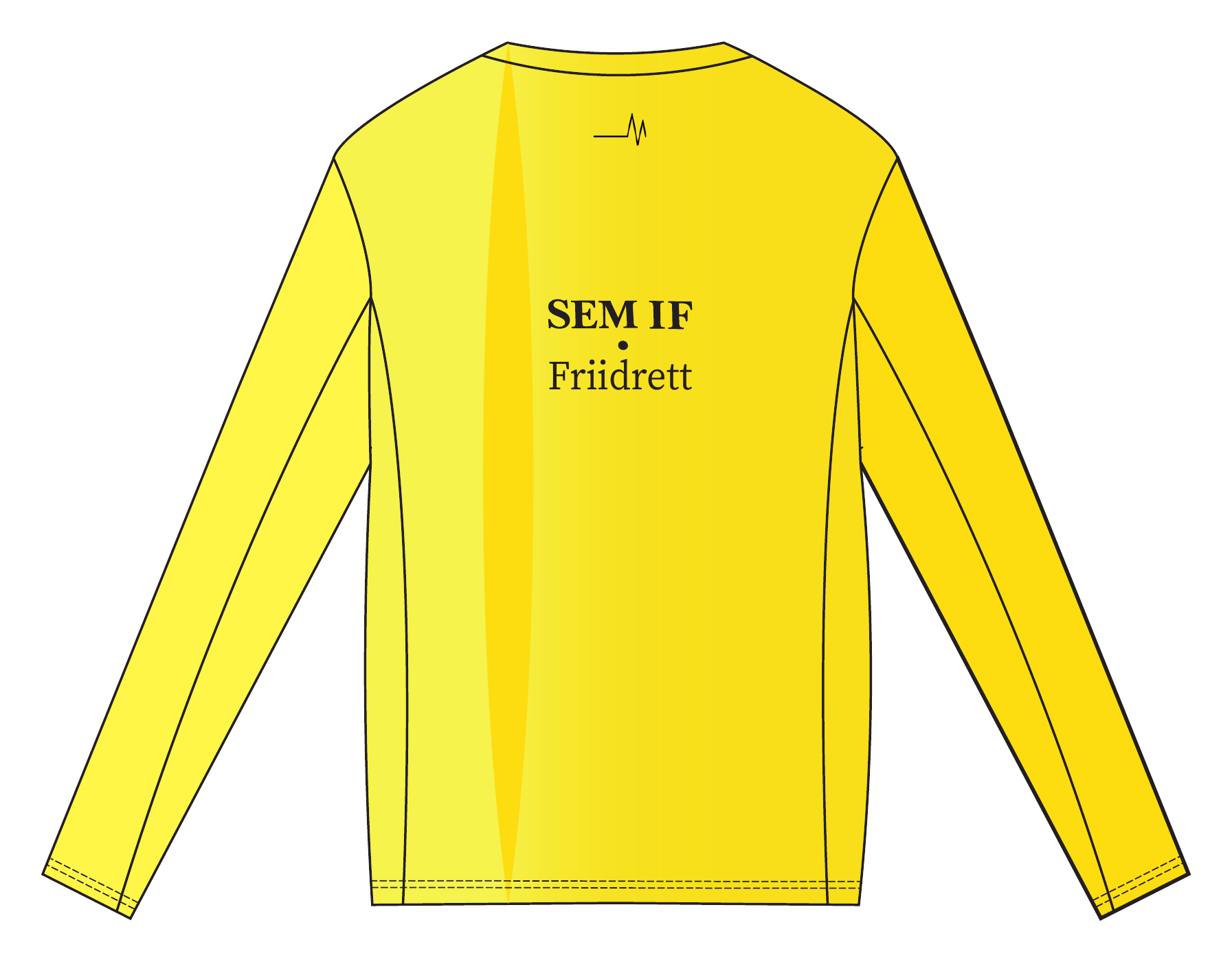 SEM IF Long Sleeve T-shirt // Herrer – back