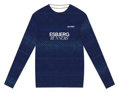 Esbjerg Runners Long Sleeve T-shirt // Herrer front
