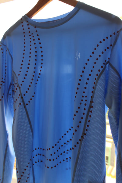 MS Long Sleeve T-Shirt Skyblue // Herrer