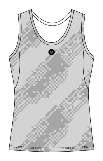 MS Singlet Lysegrå // Damer
