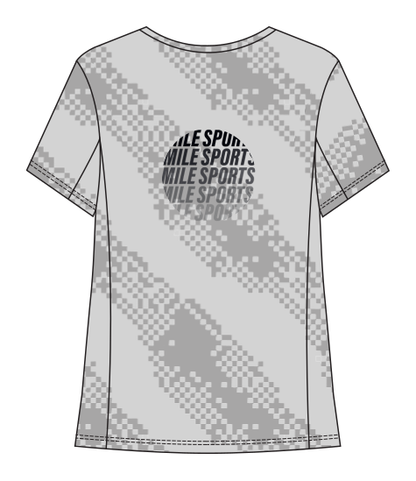 MS T-Shirt // Damer — Lysegrå — Bagside