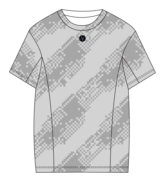 MS T-Shirt // Herrer — Lysegrå — Forside
