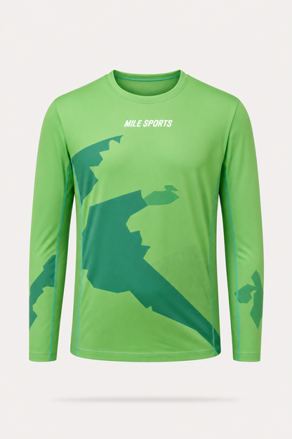 MS Long Sleeve T-Shirt Grøn // Damer (packshot)