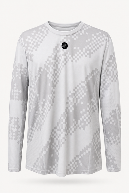 MS Long Sleeve T-Shirt Lysegrå // Børn (packshot)
