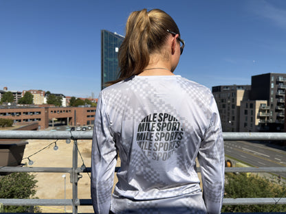 MS Long Sleeve T-Shirt Lysegrå // Damer