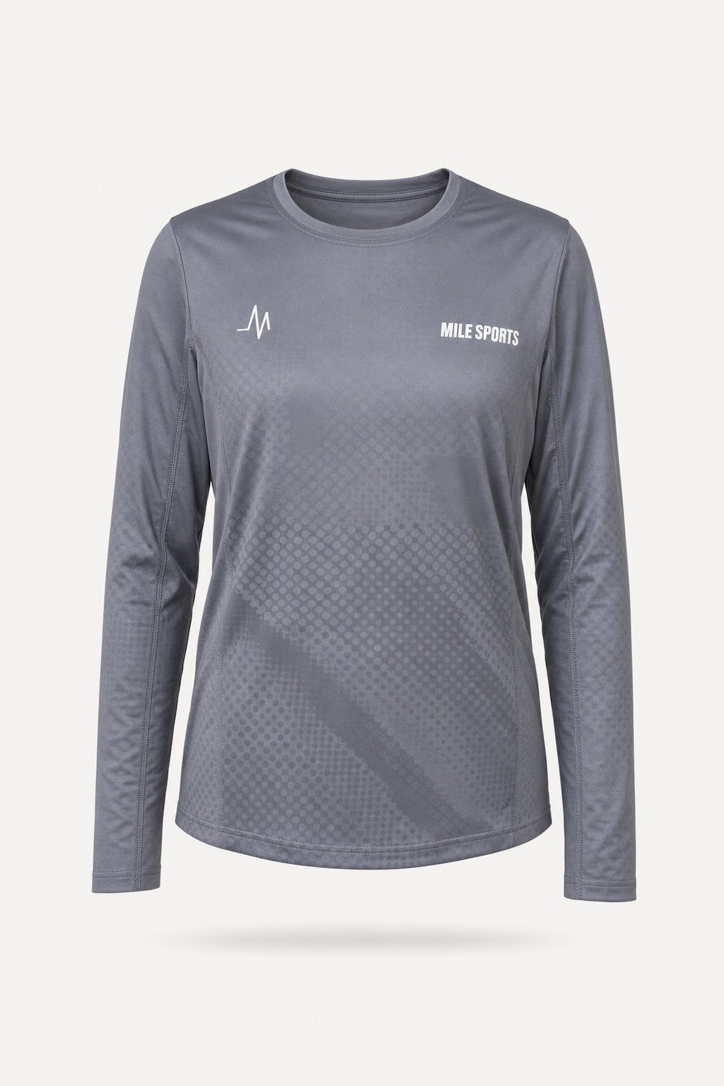 MS Long Sleeve T-Shirt Mørkegrå // Damer (packshot)