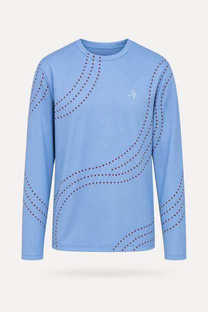 MS Long Sleeve T-Shirt Skyblue // Børn (packshot)