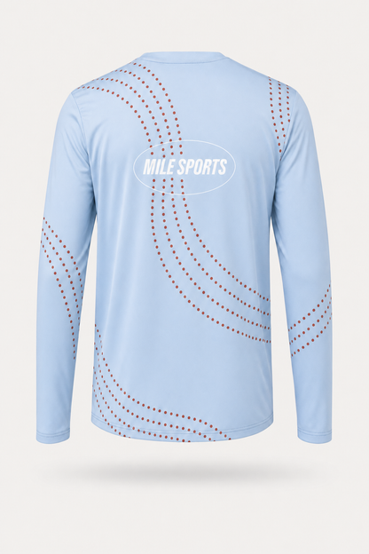 MS Long Sleeve T-Shirt Skyblue // Damer (packshot bagside)