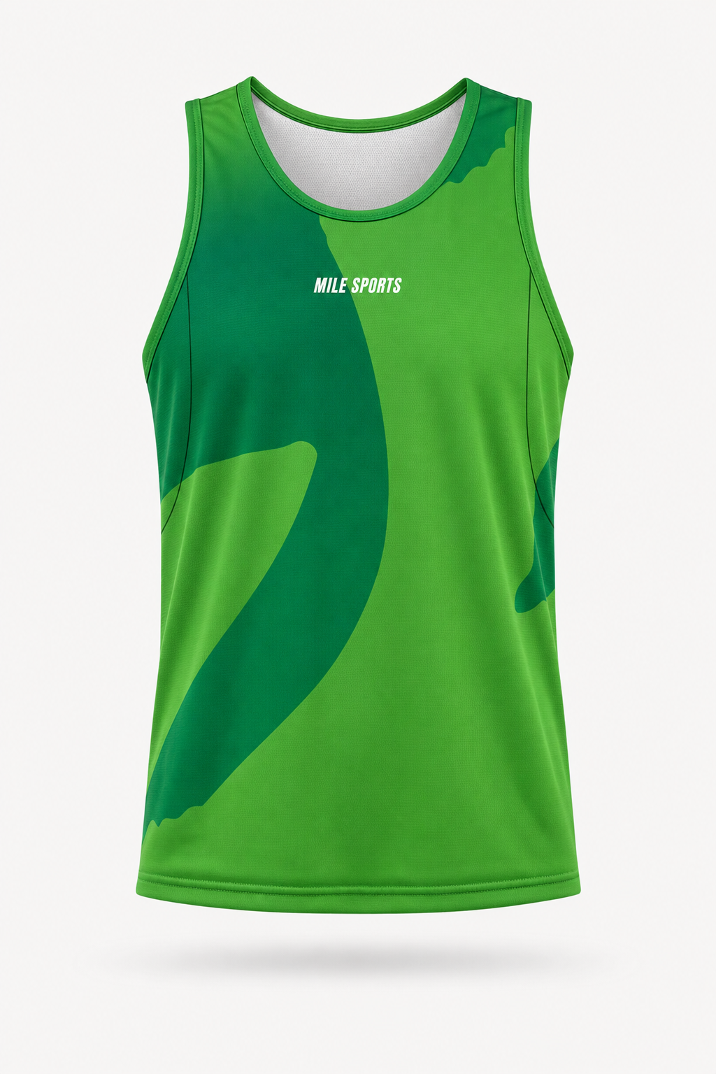 MS Singlet Grøn // Børn (packshot)