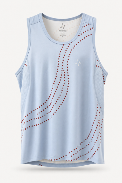 MS Singlet Skyblue // Herrer