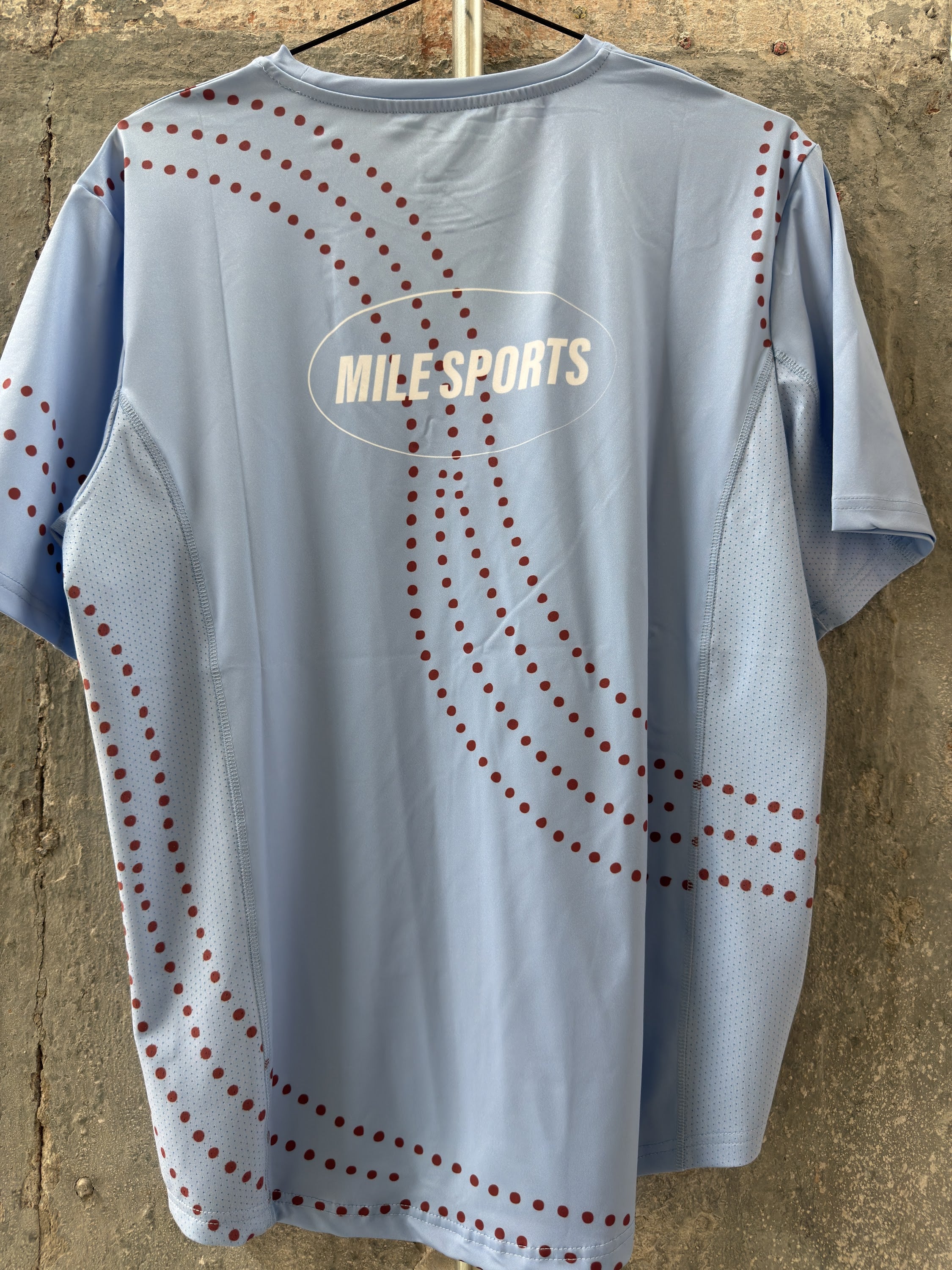 MS T-Shirt Skyblue // Herrer – Produktfoto bagside