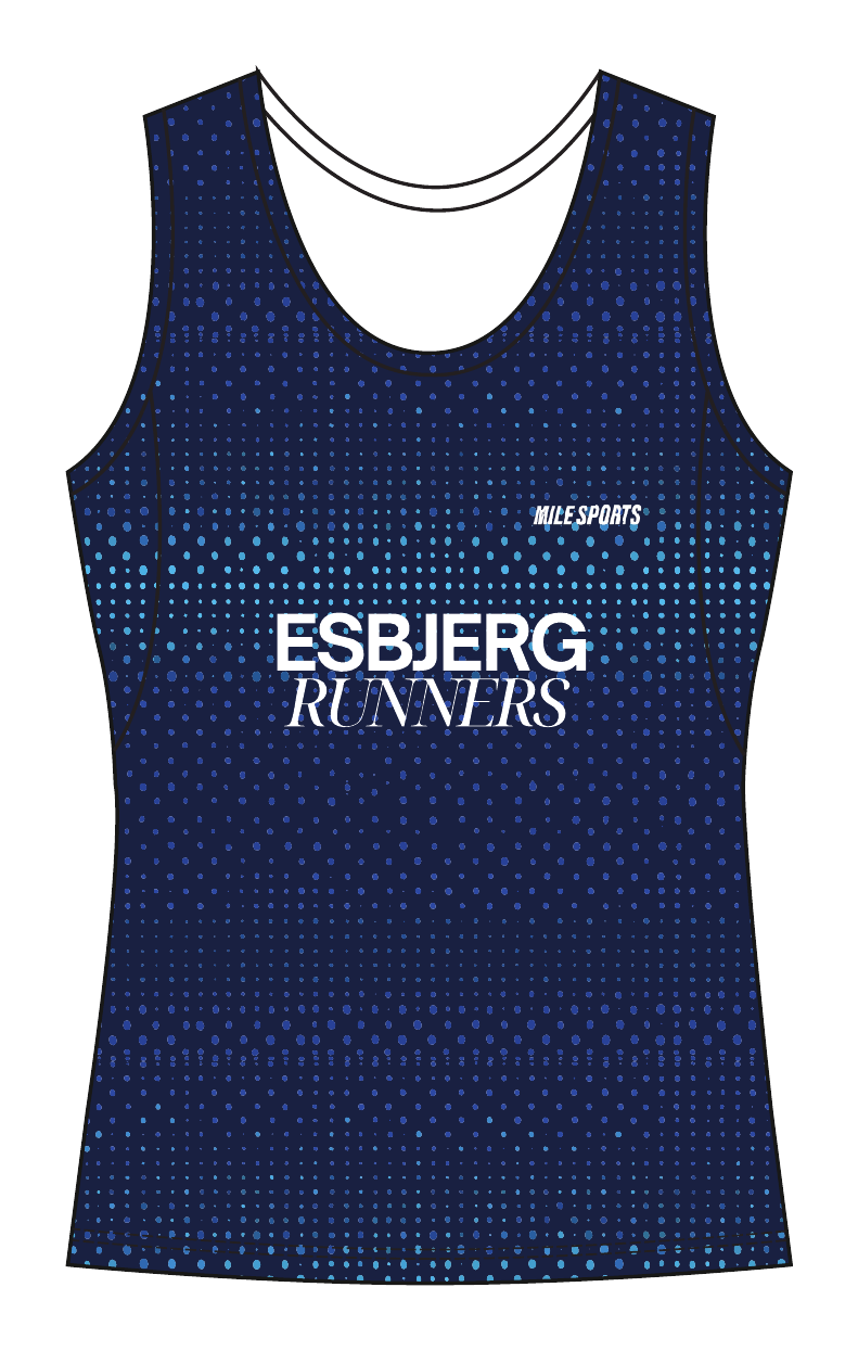 Esbjerg Runners Singlet // Damer front