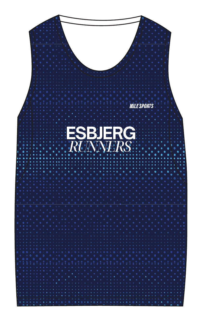 Esbjerg Runners Singlet // Herrer front