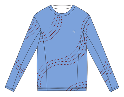 MS Long Sleeve T-Shirt Skyblue // Børn