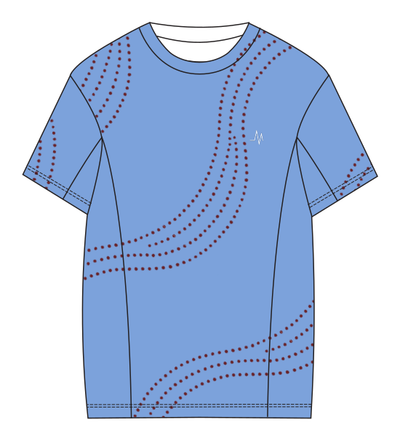 MS T-Shirt Skyblue // Herrer
