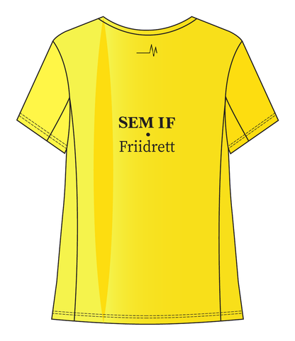 SEM IF T-shirt // Damer – back