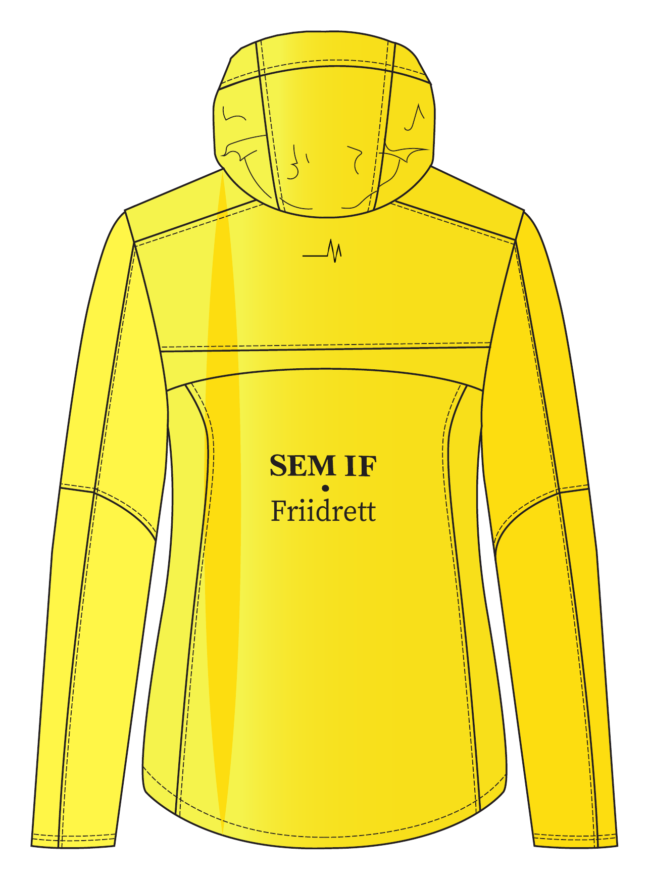 SEM IF Vindjakke // Damer – back
