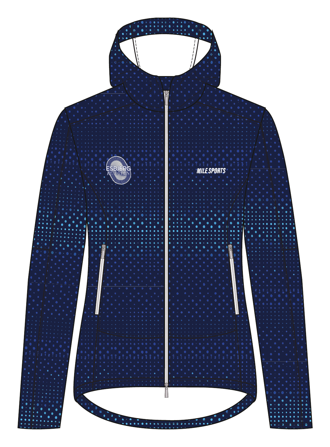 Esbjerg Runners Vindjakke // Damer front