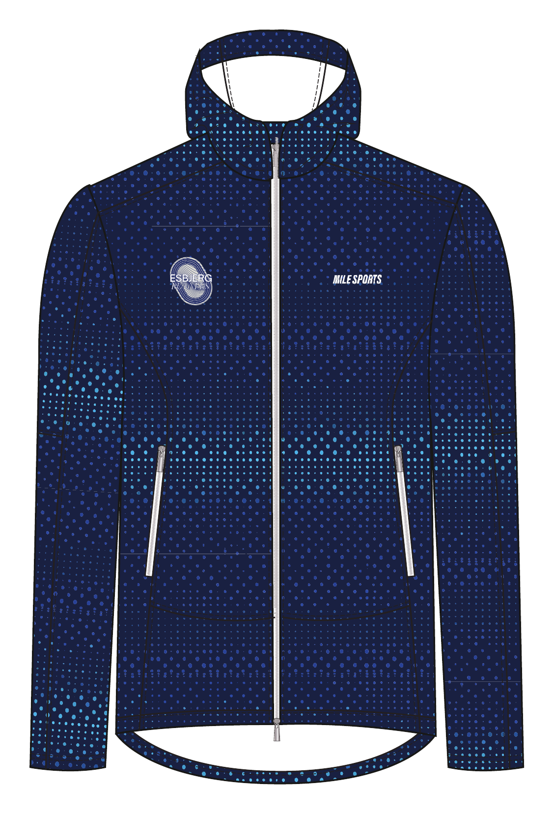 Esbjerg Runners Vindjakke // Herrer front